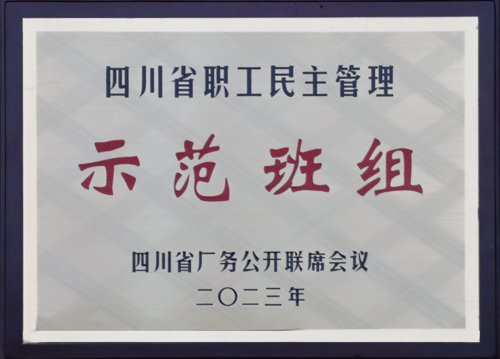 集团电气维保车间一班获评省职工民主管理示范班组